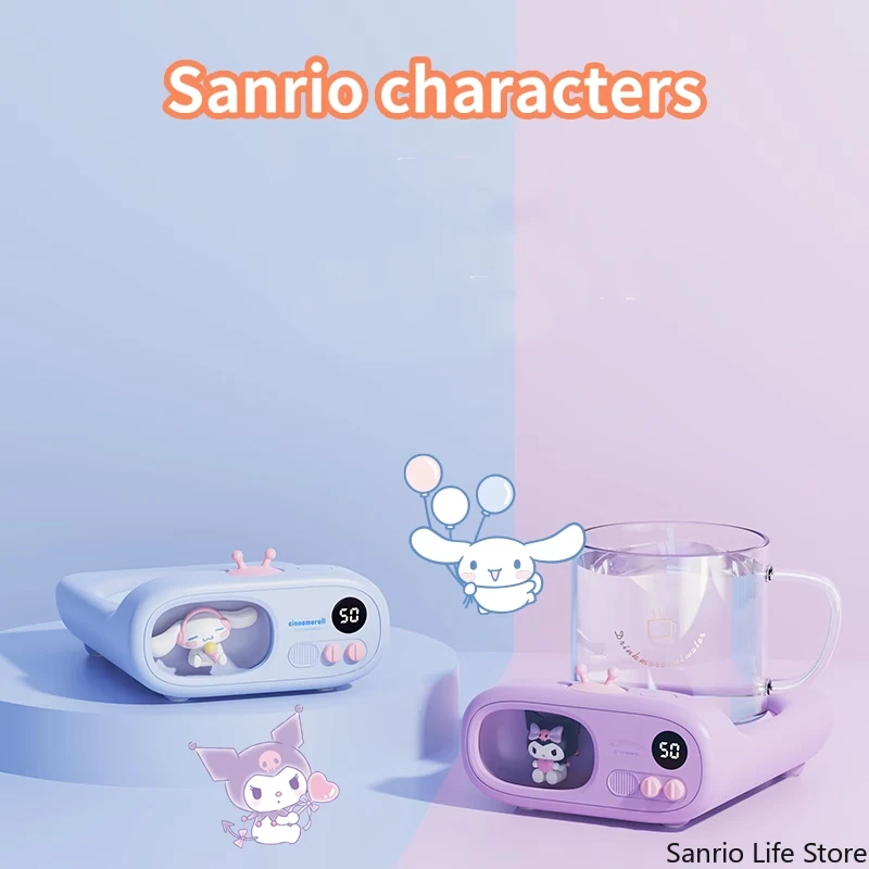 Sanrios Kawaii Kuromi Cinnamoroll подогреватель чашки кофе Кружка обогреватель сладкий мультяшный телефон молока чая чашка с подогревом
Sanrios Kawaii Kuromi Cinnamoroll подогреватель чашки кофе Кружка обогреватель сладкий мультяшный телефон молока чая чашка с подогревом