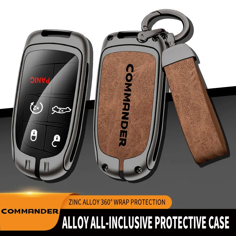 Titanium Alloy Key Case Zinc Alloy Car Key Case Cover Shell Fob For Jeep Commrnder Remote Control Protector Key Cove Customize
Titanium Alloy Key Case Zinc Alloy Car Key Case Cover Shell Fob For Jeep Commrnder Remote Control Protector Key Cove Customize