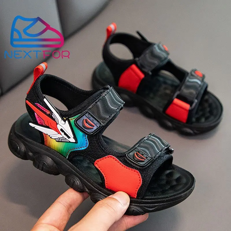 Summer New Childrens Mecha Sandals Outdoor Soft Bottom Leisure Breathable Waterproof Beach Shoes Summer Boys and Childrens Shoes
Summer New Childrens Mecha Sandals Outdoor Soft Bottom Leisure Breathable Waterproof Beach Shoes Summer Boys and Childrens Shoes