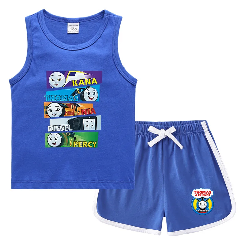 2022 Summer Thomas The Train Children's Vest Hot Pants Casual Bottoming Shirt Sweat-absorbing Sleeveless Singlet Suit
2022 Summer Thomas The Train Children's Vest Hot Pants Casual Bottoming Shirt Sweat-absorbing Sleeveless Singlet Suit