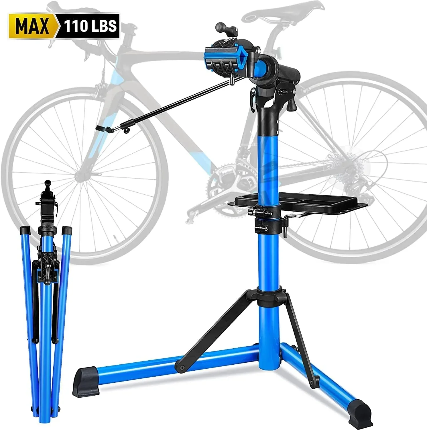 Duty E Bike Repair Stand (Max 110 lbs) - Portable Bicycle Stand Manintenance Workstand Aluminum Made For Heavy E Bike, Bike Moun
Duty E Bike Repair Stand (Max 110 lbs) - Portable Bicycle Stand Manintenance Workstand Aluminum Made For Heavy E Bike, Bike Moun