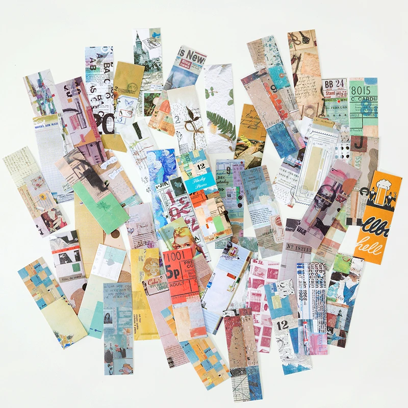 Винтажные бумажные стикеры Yoofun, 50 листов
Винтажные бумажные стикеры Yoofun, 50 листов