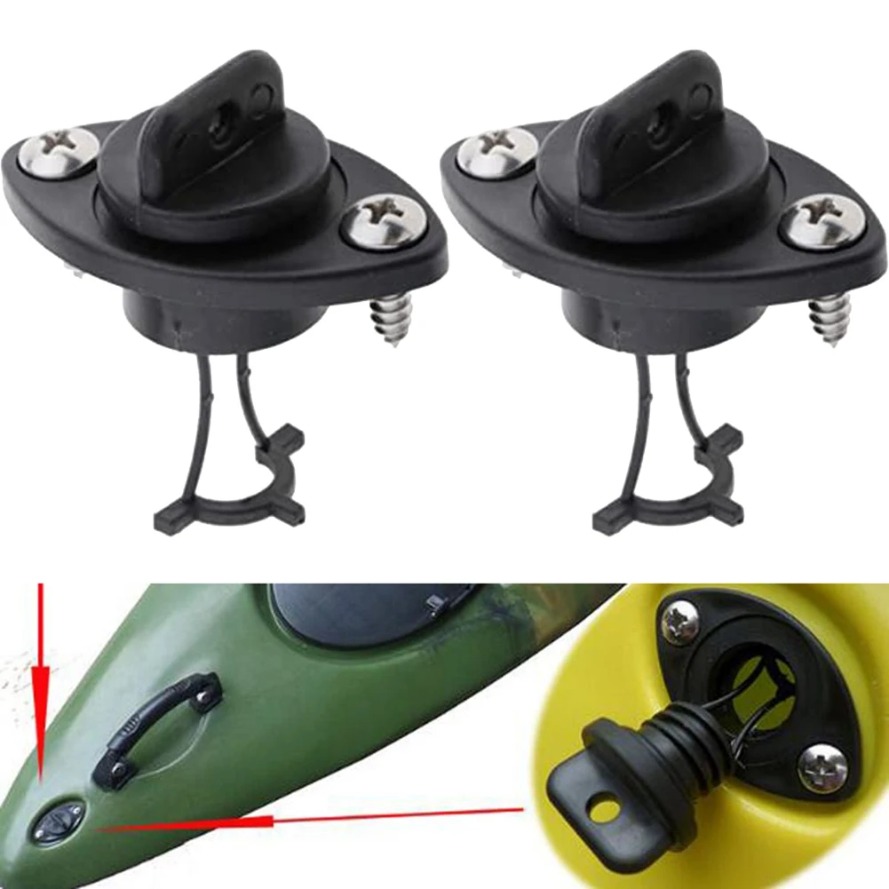2pcs Kayak Drain Plugs Bung With Screws For Dinghy Kayak Canoes Boat Transoms Fish Wells Ice Chests Stop Water Infiltration
2pcs Kayak Drain Plugs Bung With Screws For Dinghy Kayak Canoes Boat Transoms Fish Wells Ice Chests Stop Water Infiltration