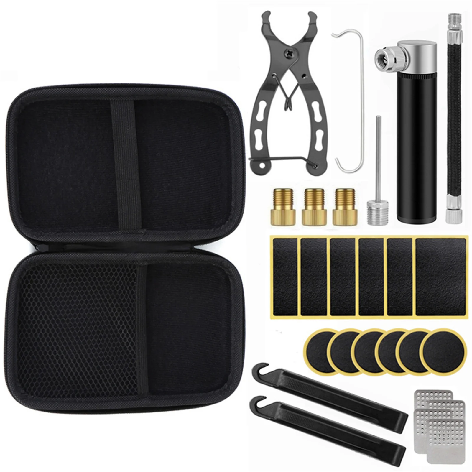 2022new Bike Bicycle Flat Tire Repair Kit Tool Set Kit Patch Rubber Portable Fetal Best Quality Cycling Free Shipping Equipment
2022new Bike Bicycle Flat Tire Repair Kit Tool Set Kit Patch Rubber Portable Fetal Best Quality Cycling Free Shipping Equipment