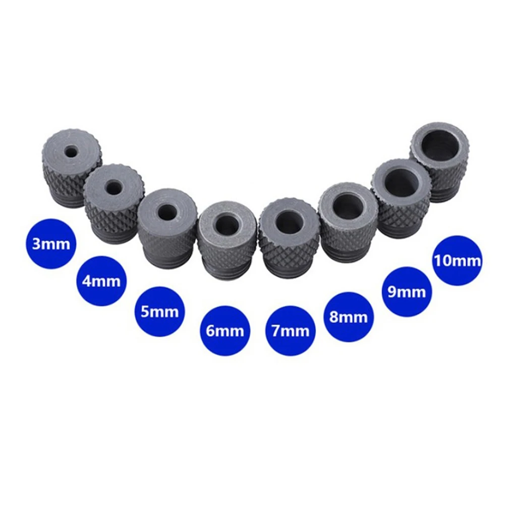 Power Tool Woodworking Driller Sleeve Bushing Dowelling Jig Guide Three-in Locator Carbon Steel Solve Drift Shake 1PC 3-10mm
Power Tool Woodworking Driller Sleeve Bushing Dowelling Jig Guide Three-in Locator Carbon Steel Solve Drift Shake 1PC 3-10mm