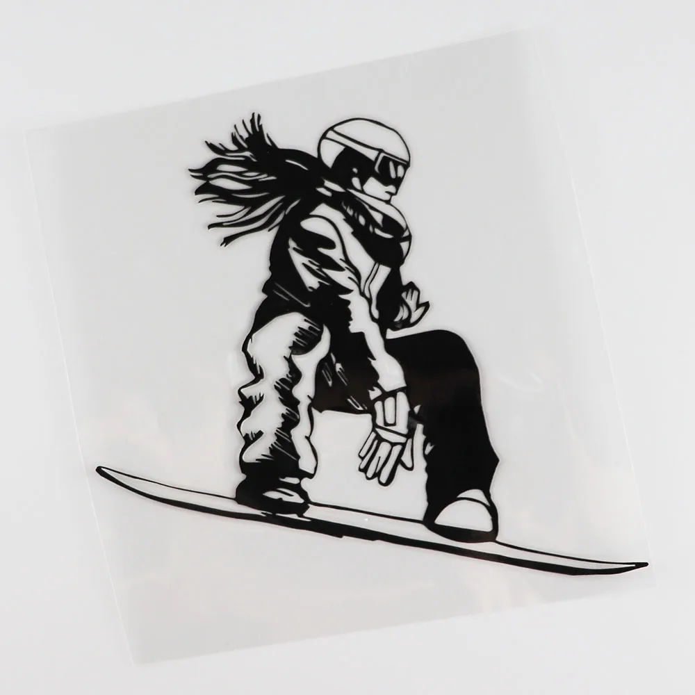 Interesting Snowboarder Girl Extreme Sport Car Stickers Vinyl Black/Silver 
Interesting Snowboarder Girl Extreme Sport Car Stickers Vinyl Black/Silver