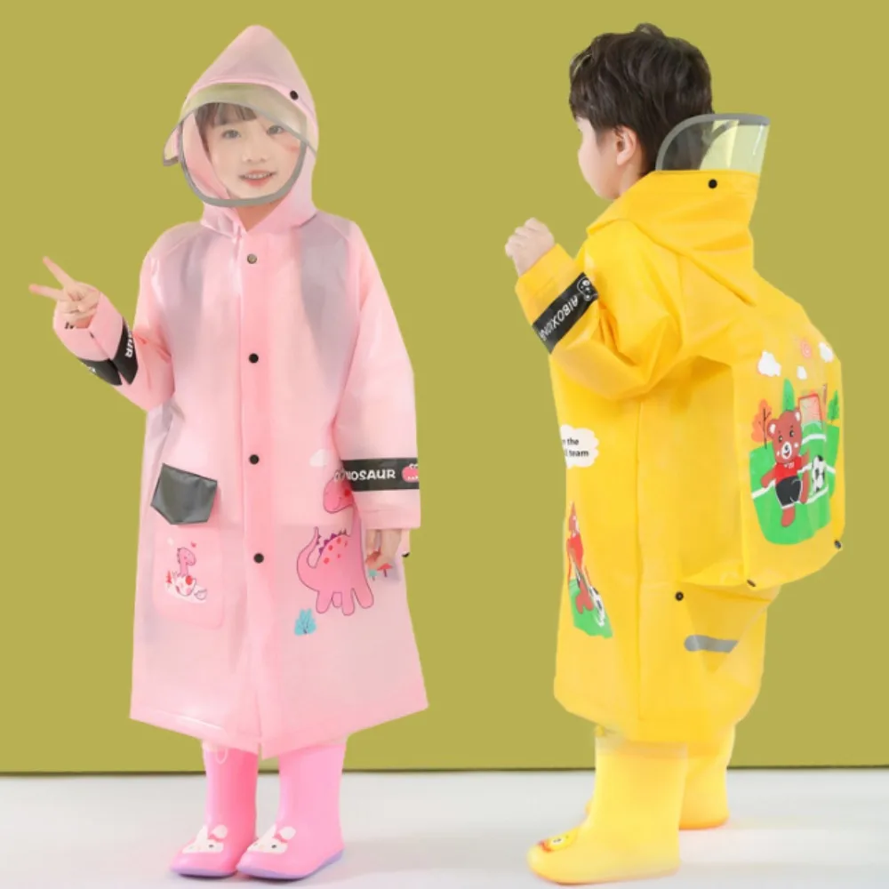 Chilren 3D Raincoat with Reflective Strip Cartoon Design Kids Hooded Rainwear for Boys Girls 1-10 Y Rain Pants Infant Rainsuit
Chilren 3D Raincoat with Reflective Strip Cartoon Design Kids Hooded Rainwear for Boys Girls 1-10 Y Rain Pants Infant Rainsuit
