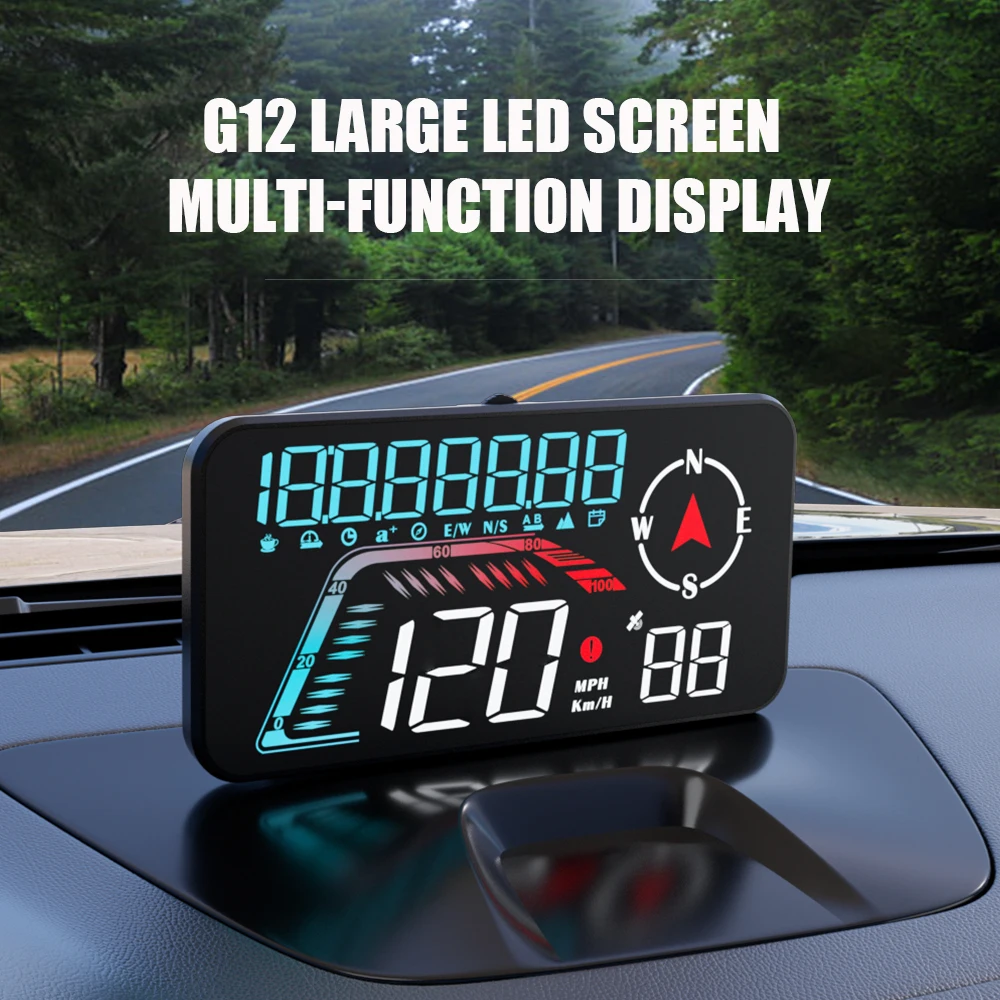 Цифровой спидометр ZQKJ G12 GPS HUD, подключи и работай для всех автомобилей, большой шрифт, км/ч, пробег, местное время, дисплей высоты
Цифровой спидометр ZQKJ G12 GPS HUD, подключи и работай для всех автомобилей, большой шрифт, км/ч, пробег, местное время, дисплей высоты