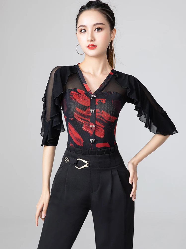 Топ для латиноамериканских танцев X013, одежда для практики танцев, новинка для женщин, соблазнительные сетчатые костюмы для танцев в современном национальном стиле, блузка для латиноамериканских танцев
Топ для латиноамериканских танцев X013, одежда для практики танцев, новинка для женщин, соблазнительные сетчатые костюмы для танцев в современном национальном стиле, блузка для латиноамериканских танцев