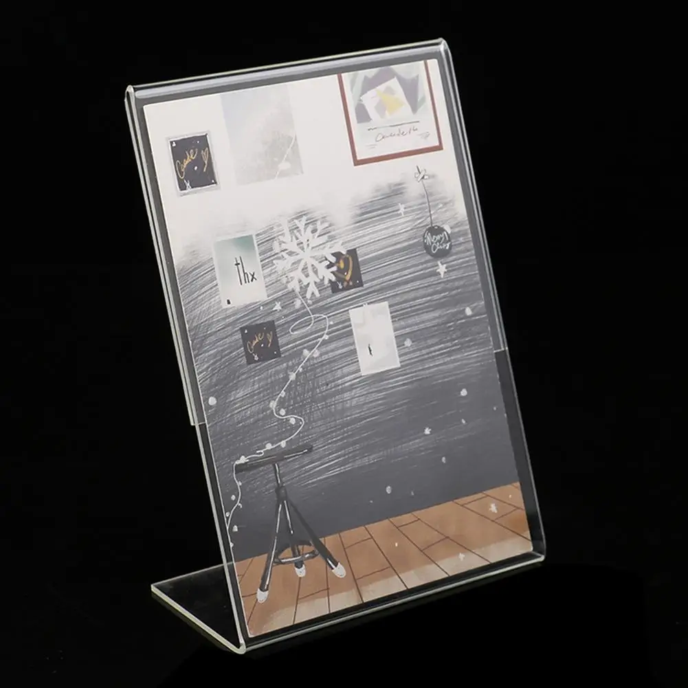 10xA6 Transparent Acrylic Display Stand Desk Shelf Display Card Business Office Furniture Computer Standing Table Desktop Holder
10xA6 Transparent Acrylic Display Stand Desk Shelf Display Card Business Office Furniture Computer Standing Table Desktop Holder