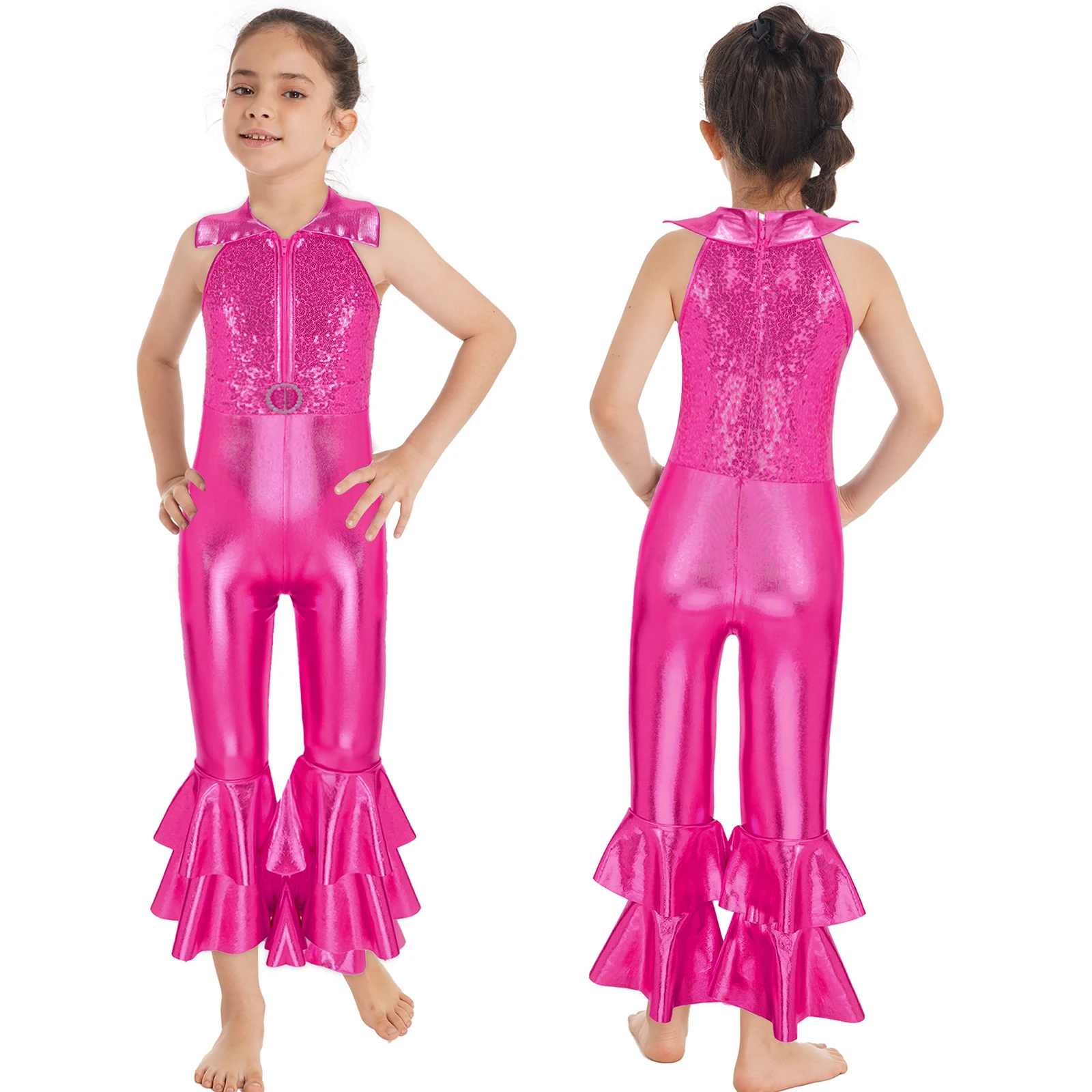 Girls Skating Ballet Dance Leotard Sleeveless Shiny Sequin Party Jumpsuit Gymnastic Acrobatics Yoga Stage Performance Bodysuit
Girls Skating Ballet Dance Leotard Sleeveless Shiny Sequin Party Jumpsuit Gymnastic Acrobatics Yoga Stage Performance Bodysuit