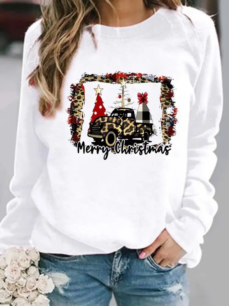 Merry Christmas Fashion Festival Casual Female Pullovers Leopard Truck 90s Style Women Hoodies Print Woman Graphic Sweatshirts
Merry Christmas Fashion Festival Casual Female Pullovers Leopard Truck 90s Style Women Hoodies Print Woman Graphic Sweatshirts