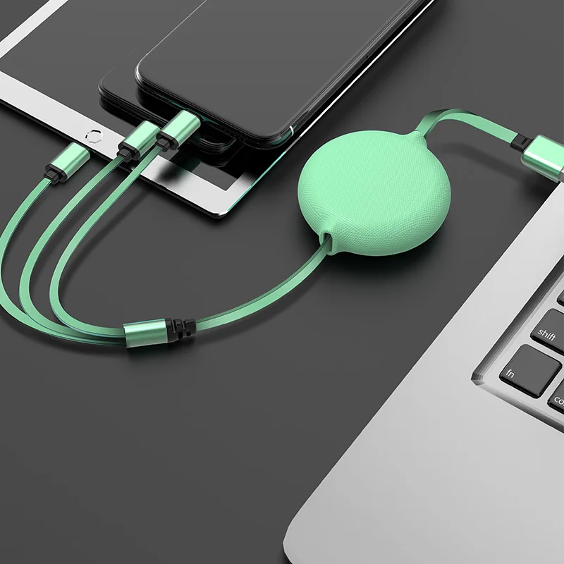 3 in 1 USB Retractable USB Cable Fast Charger Huawei/Honor Portable Micro USB Type C Cable Charging Cable For IOS iPhone Samsung
3 in 1 USB Retractable USB Cable Fast Charger Huawei/Honor Portable Micro USB Type C Cable Charging Cable For IOS iPhone Samsung