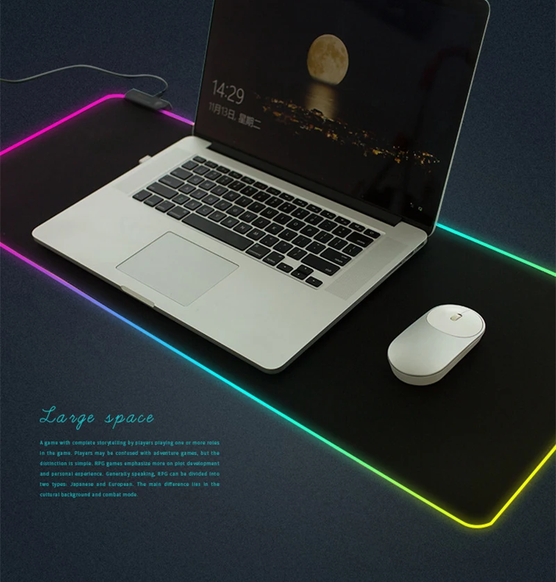 Водонепроницаемый коврик для мыши с RGB-подсветкой, 800 × 300, игровой коврик для клавиатуры с беспроводной зарядкой, утолщенный нескользящий иг...
Водонепроницаемый коврик для мыши с RGB-подсветкой, 800 × 300, игровой коврик для клавиатуры с беспроводной зарядкой, утолщенный нескользящий иг...