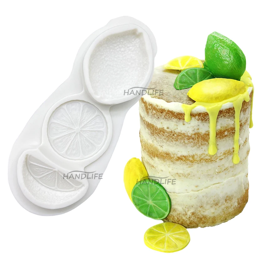 

Lemon Orange Citrus Fruit Silicone Sugarcraft Mold Resin Tools Cupcake Baking Mould Fondant Cake Decorating Tools