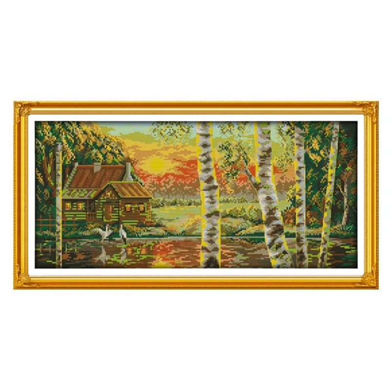 Golden sunshine cross stitch kit lanscape garden 14ct 11ct count printed canvas stitching embroidery DIY handmade needlework
Golden sunshine cross stitch kit lanscape garden 14ct 11ct count printed canvas stitching embroidery DIY handmade needlework