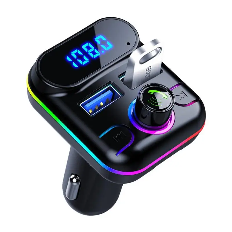 Car MP3 Receiver Wireless Radio Adapter Car Player FM Transmitter With U Disk Jack MP3 Player Car Aux Adapter For Smartphones 
Car MP3 Receiver Wireless Radio Adapter Car Player FM Transmitter With U Disk Jack MP3 Player Car Aux Adapter For Smartphones