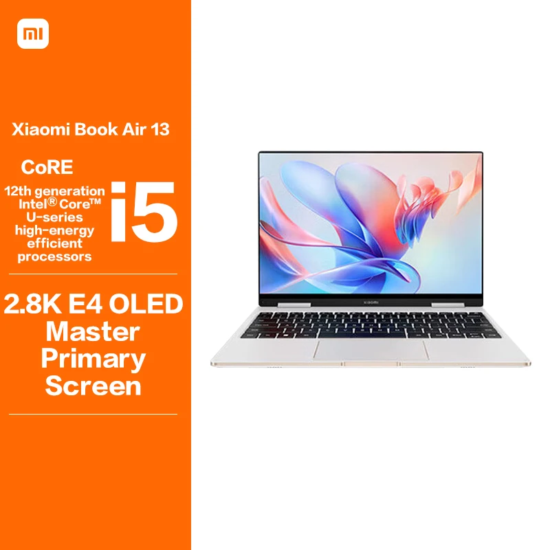 Original Brand New Xiaomi Book Air 13 flipbook laptop business office gaming Pc video 2.8K oled HD i5 1230U 16+512G Notebook 
Original Brand New Xiaomi Book Air 13 flipbook laptop business office gaming Pc video 2.8K oled HD i5 1230U 16+512G Notebook