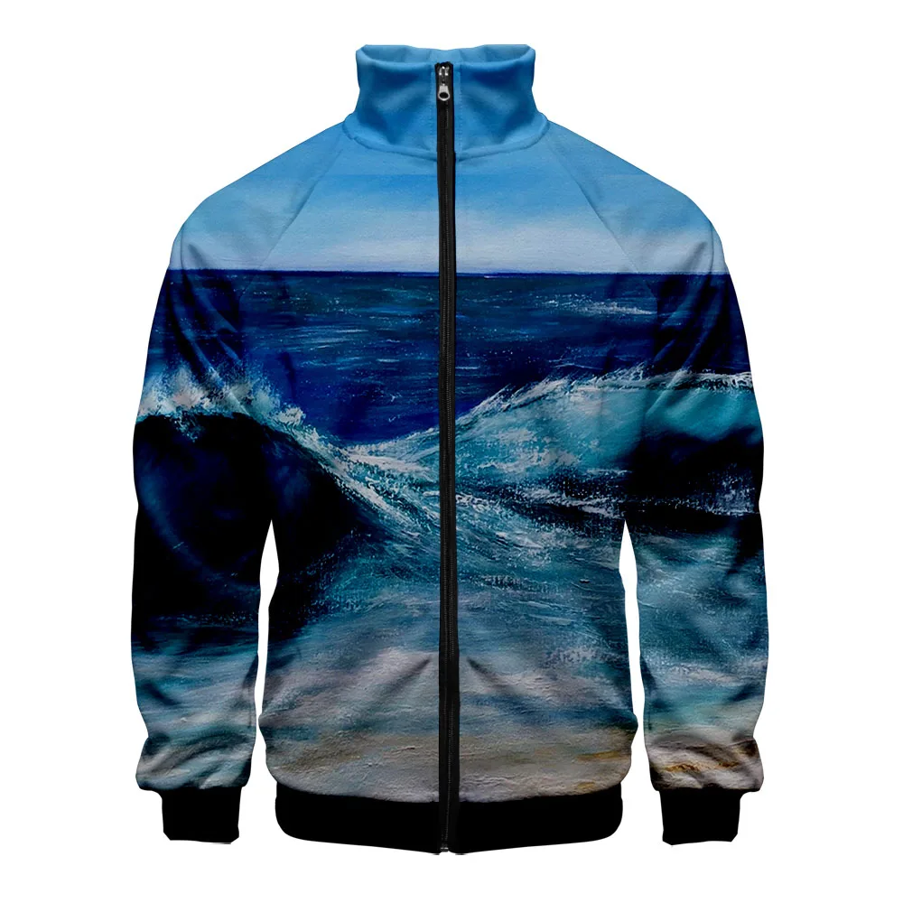 Man Women Runing Sweatshirts Autumn Winter Long Sleeve Jacket Casual Oil Painting Zipper Stand Collar Sport Coats
Man Women Runing Sweatshirts Autumn Winter Long Sleeve Jacket Casual Oil Painting Zipper Stand Collar Sport Coats
