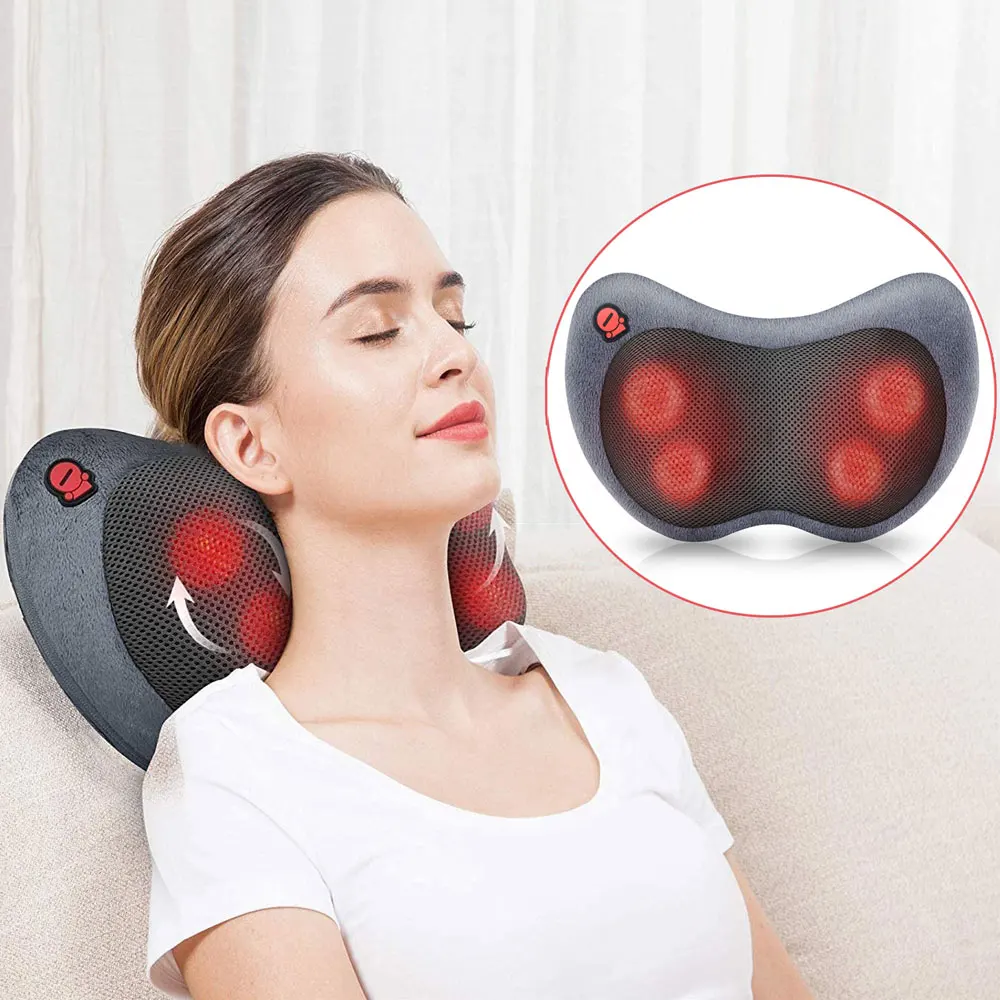 Comfier Neck and Back Massager with Heat-Shiatsu Massage Pillow, Electric Chair Massagers for Cervical,Shoulders,Calves,Leg
Comfier Neck and Back Massager with Heat-Shiatsu Massage Pillow, Electric Chair Massagers for Cervical,Shoulders,Calves,Leg