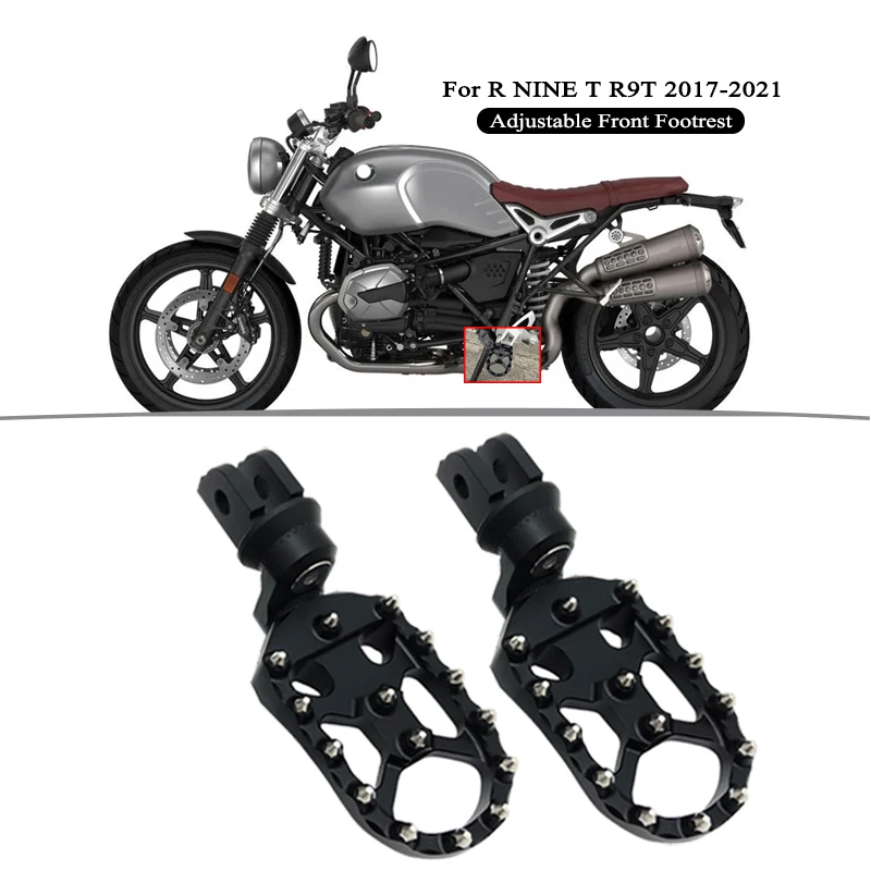 Регулируемые передние вращающиеся подножки, подножки, педальные подножки, подходят для BMW R NINE T Urban GS RNINET R NINET R9T 2017-2021 2020
Регулируемые передние вращающиеся подножки, подножки, педальные подножки, подходят для BMW R NINE T Urban GS RNINET R NINET R9T 2017-2021 2020