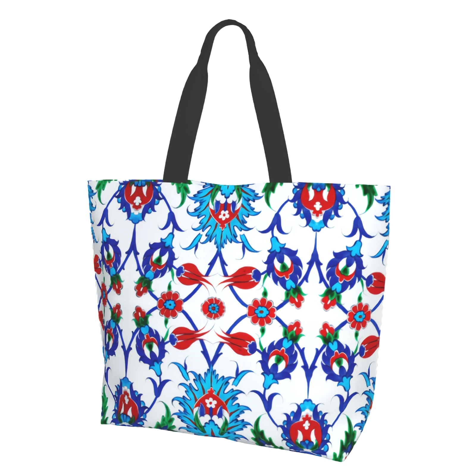 Tote Bag Kitchen Reusable Grocery Bags Symmetric Pattern Printed Shopping Bag for Outdoor
Tote Bag Kitchen Reusable Grocery Bags Symmetric Pattern Printed Shopping Bag for Outdoor
