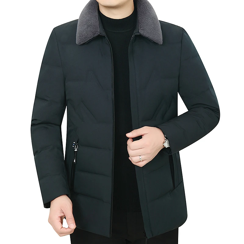 Повседневные Мужские осенне-зимние теплые куртки на утином пуху, однотонная верхняя одежда, ветрозащитные плотные пуховики с капюшоном, парки со съемным меховым воротником
Повседневные Мужские осенне-зимние теплые куртки на утином пуху, однотонная верхняя одежда, ветрозащитные плотные пуховики с капюшоном, парки со съемным меховым воротником