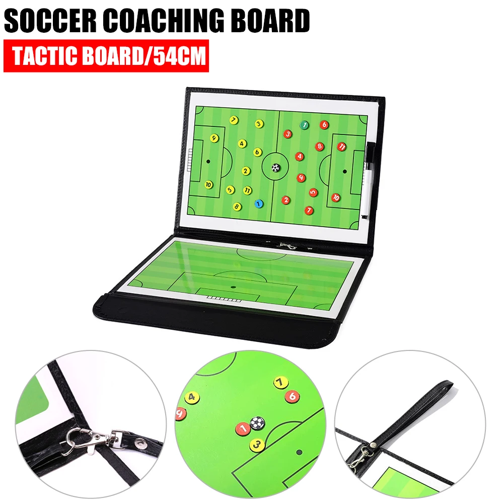 Foldable Football Coaching Board Magnetic Tactic Board Soccer Coaching Coachs Tactical Board Football Game Football Training
Foldable Football Coaching Board Magnetic Tactic Board Soccer Coaching Coachs Tactical Board Football Game Football Training