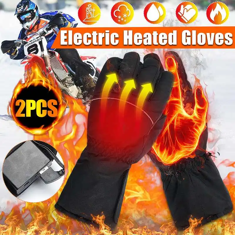 2PCS Electric Heated Thermostatic Gloves Motorcycle Heated Gloves Warm Waterproof Outdoor Sports Windproof Skiing Climbing Glove
2PCS Electric Heated Thermostatic Gloves Motorcycle Heated Gloves Warm Waterproof Outdoor Sports Windproof Skiing Climbing Glove
