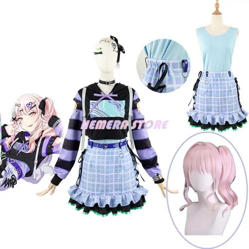 Akiyama Mizuki Cosplay Project Sekai Colorful Stage Feat 25-ji Nightcord Costumes Anime Clothing With Backpack Wig Girl Top
Akiyama Mizuki Cosplay Project Sekai Colorful Stage Feat 25-ji Nightcord Costumes Anime Clothing With Backpack Wig Girl Top