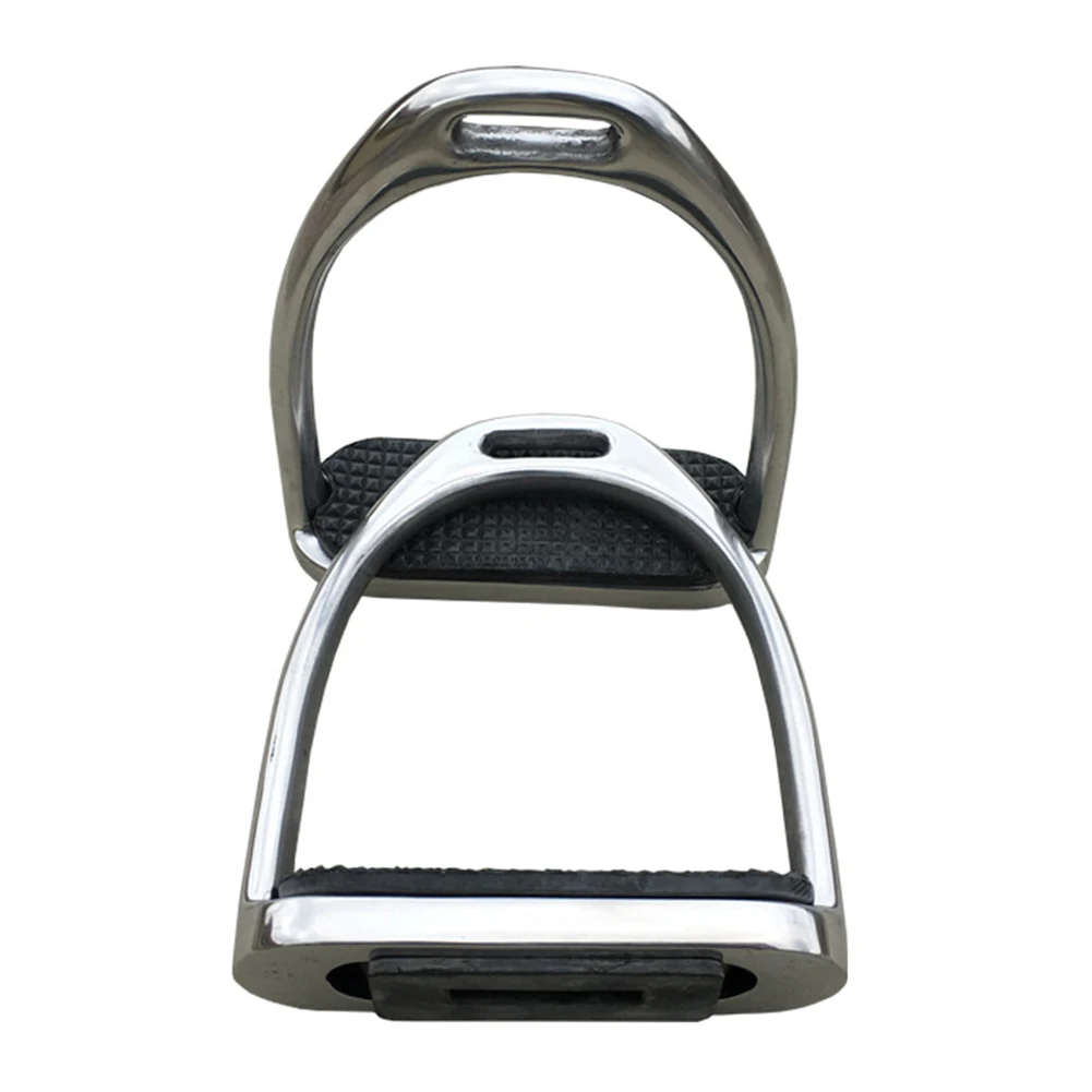 High Quality Stirrup Ma Dengzi 12cm Black Pads Durable Stirrup Equestrian Supply Silver Stainless Steel Stirrup
High Quality Stirrup Ma Dengzi 12cm Black Pads Durable Stirrup Equestrian Supply Silver Stainless Steel Stirrup