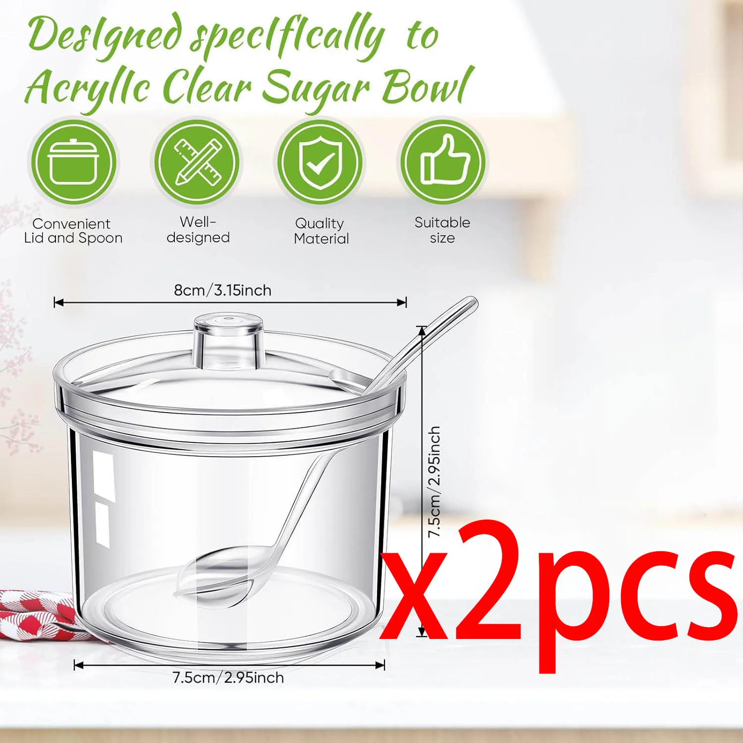 Контейнеры для сахара EliteHMX, 3 шт.
Контейнеры для сахара EliteHMX, 3 шт.