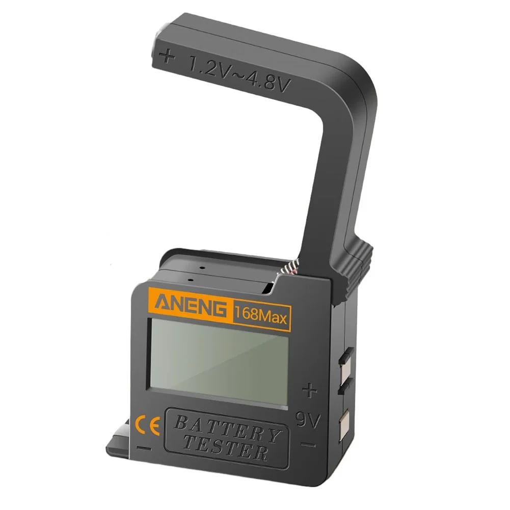 Portable Battery Tester Portable Battery Tester Smooth Lines 168MAX Battery Voltage Tester Digital Battery Durable
Portable Battery Tester Portable Battery Tester Smooth Lines 168MAX Battery Voltage Tester Digital Battery Durable