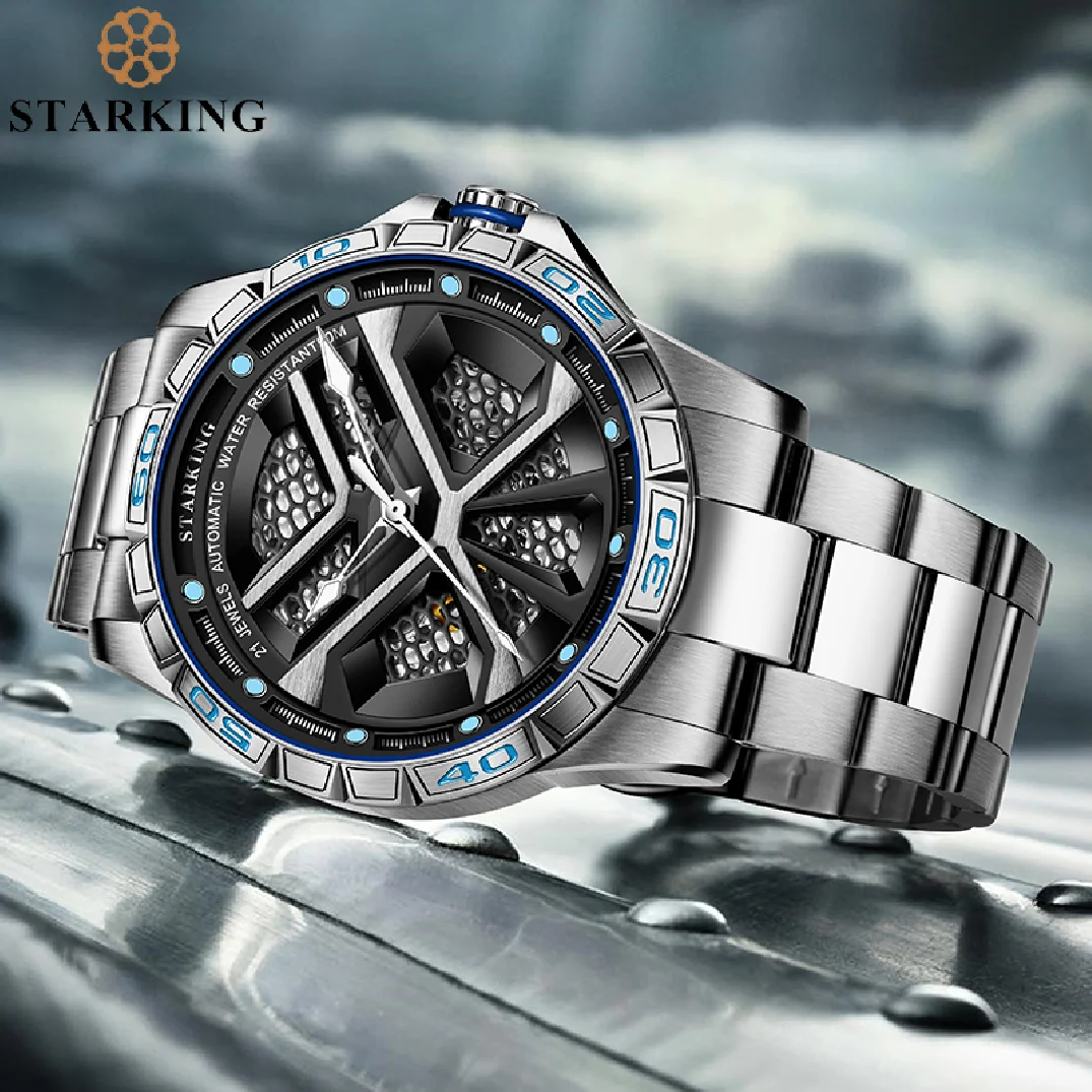 STARKING Watch For Men Business New In Mechanical Watches Automatic Wristwatch Luminous Clock Skeleton Design Relogio Masculino
STARKING Watch For Men Business New In Mechanical Watches Automatic Wristwatch Luminous Clock Skeleton Design Relogio Masculino