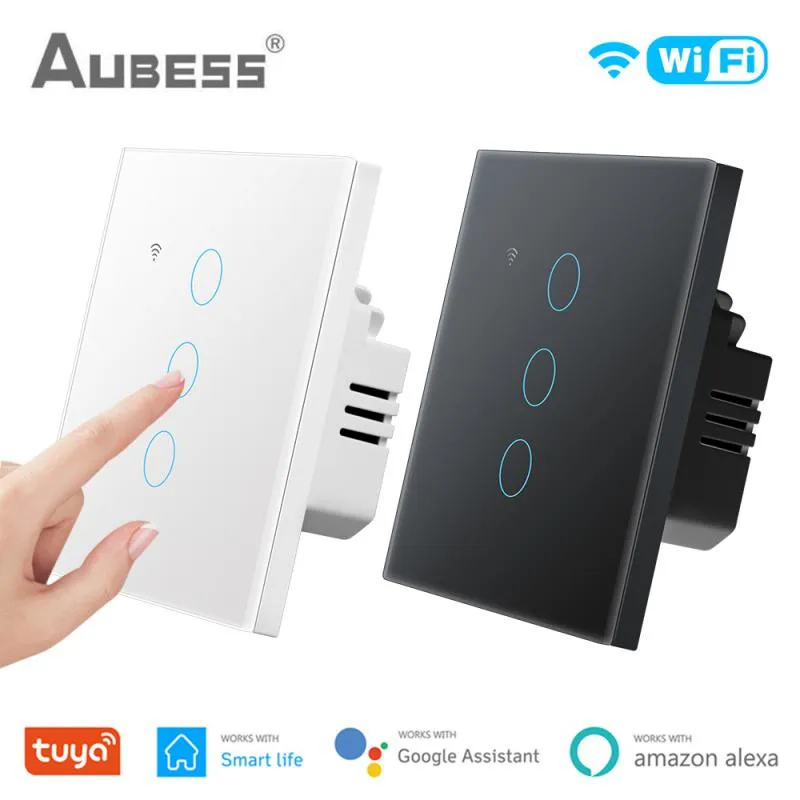 Aubess Tuya WiFi Smart Touch Switch EU Capacitive Touch Wall Switch Smart Life Voice Remote Control Work With Alexa Google Home
Aubess Tuya WiFi Smart Touch Switch EU Capacitive Touch Wall Switch Smart Life Voice Remote Control Work With Alexa Google Home