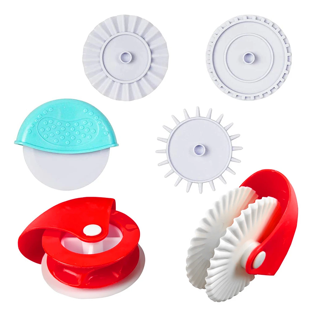 6Pcs/set Kitchen Pizza Pastry Lattice Cutter Pastry Pie Decor Cutter Plastic Wheel Roller for Crust Baking Cutter Tool
6Pcs/set Kitchen Pizza Pastry Lattice Cutter Pastry Pie Decor Cutter Plastic Wheel Roller for Crust Baking Cutter Tool
