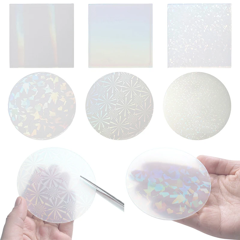 3.46in Square Round Laser Holographic Resin Silicone Sheet Epoxy Decoration Casting Mould DIY Accessories Craft Material
3.46in Square Round Laser Holographic Resin Silicone Sheet Epoxy Decoration Casting Mould DIY Accessories Craft Material