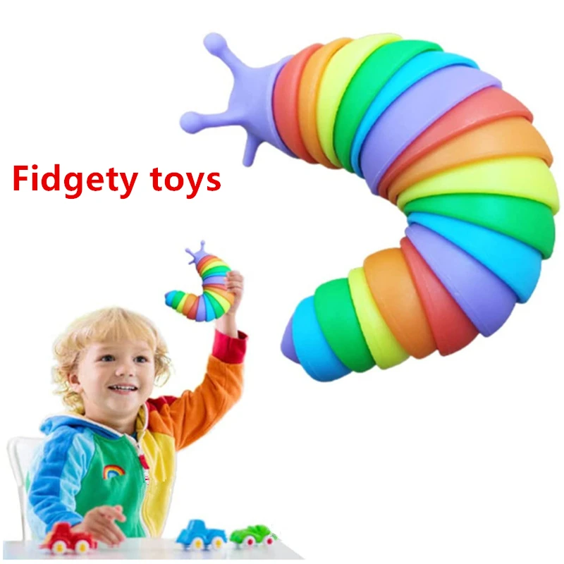 Popular Hot Push Slug Articulated Finger Flexible Fidget Sensory Toy Anti-anxiety Relief Resistance To Compression Gift For Gift
Popular Hot Push Slug Articulated Finger Flexible Fidget Sensory Toy Anti-anxiety Relief Resistance To Compression Gift For Gift