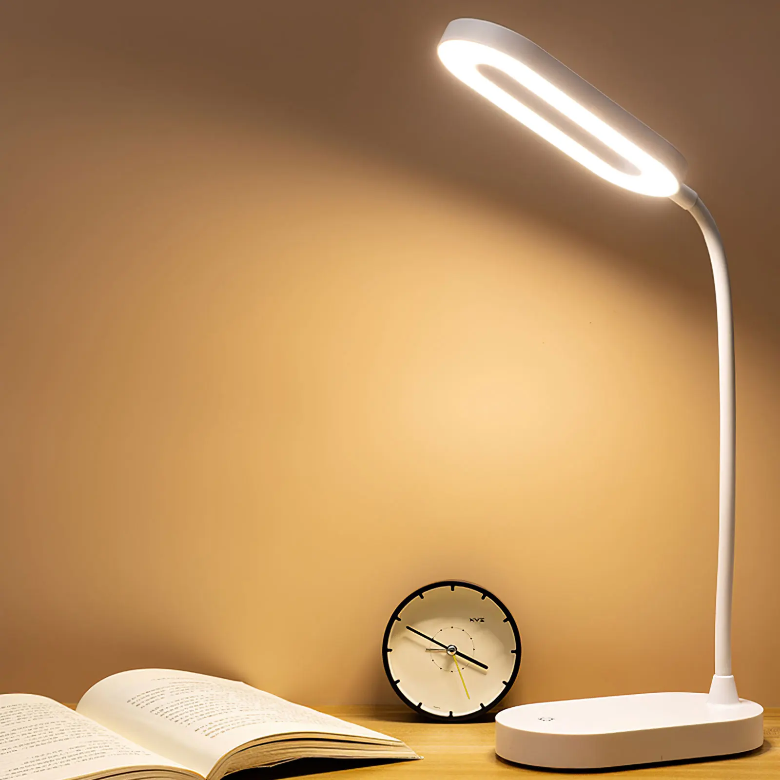 Светодиодная настольная лампа 3 Вт, прикроватная лампа для чтения с универсальным шлангом, 1200 мАч, приглушаемая лампа с сенсорным управлени...
Светодиодная настольная лампа 3 Вт, прикроватная лампа для чтения с универсальным шлангом, 1200 мАч, приглушаемая лампа с сенсорным управлени...