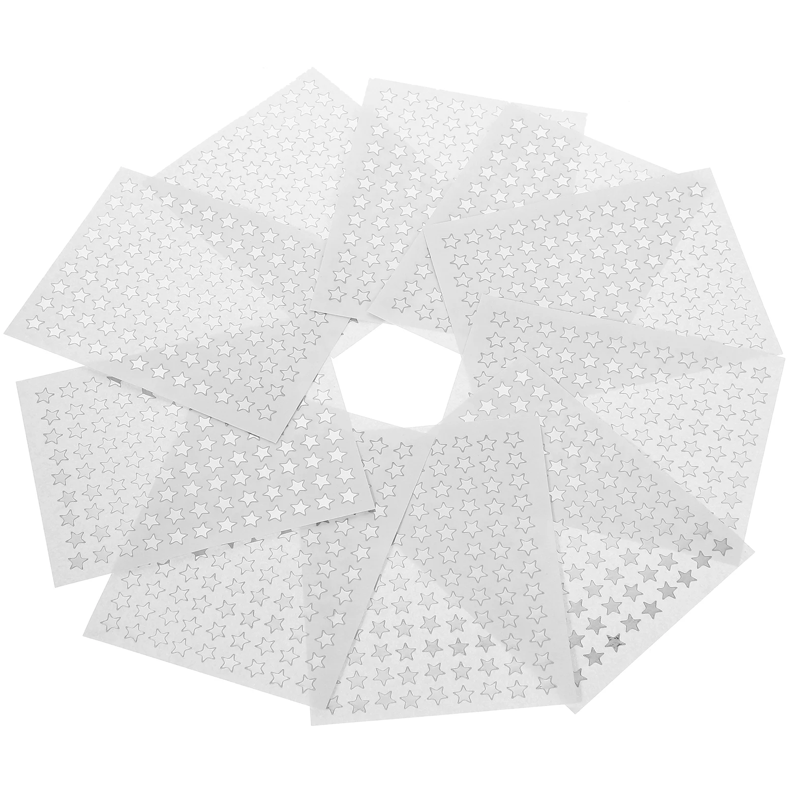 10 Sheets Small Pentagram Stickers Decorative Reward Stickers Self-adhesive Star Stickers
10 Sheets Small Pentagram Stickers Decorative Reward Stickers Self-adhesive Star Stickers