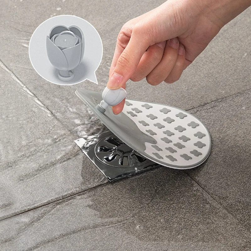 1pc Creativity Non-Slip Silicone Bathroom Floor Drain Cover Hair Stopper and Deodorization Bathroom Durable Silicone Strainer
1pc Creativity Non-Slip Silicone Bathroom Floor Drain Cover Hair Stopper and Deodorization Bathroom Durable Silicone Strainer