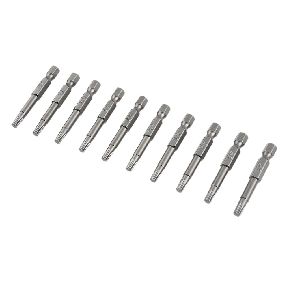 10Pcs 1/4inch 50mm Torx T25 Screwdriver Bit Set Tools Repair Screwdrivers Kit Hex Shank Drill Bit For Power Household Hand Tools
10Pcs 1/4inch 50mm Torx T25 Screwdriver Bit Set Tools Repair Screwdrivers Kit Hex Shank Drill Bit For Power Household Hand Tools