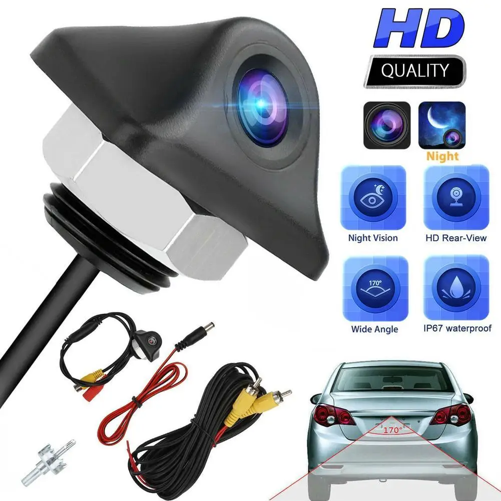 Car Rear View Camera Night Vision Reversing Auto Parking Camera Backup Cam Waterproof 170-Degree Camcorder for Vehicle
Car Rear View Camera Night Vision Reversing Auto Parking Camera Backup Cam Waterproof 170-Degree Camcorder for Vehicle