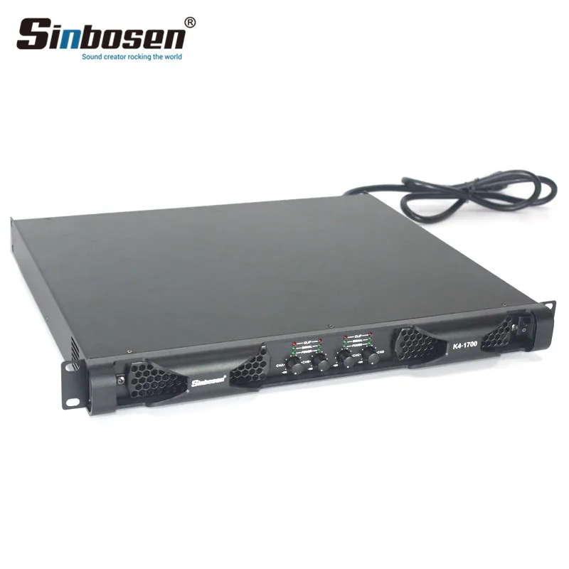 

Sinbosen K Series 1u digital power amplifier K4-1700 home theater system karaoke amplifier
