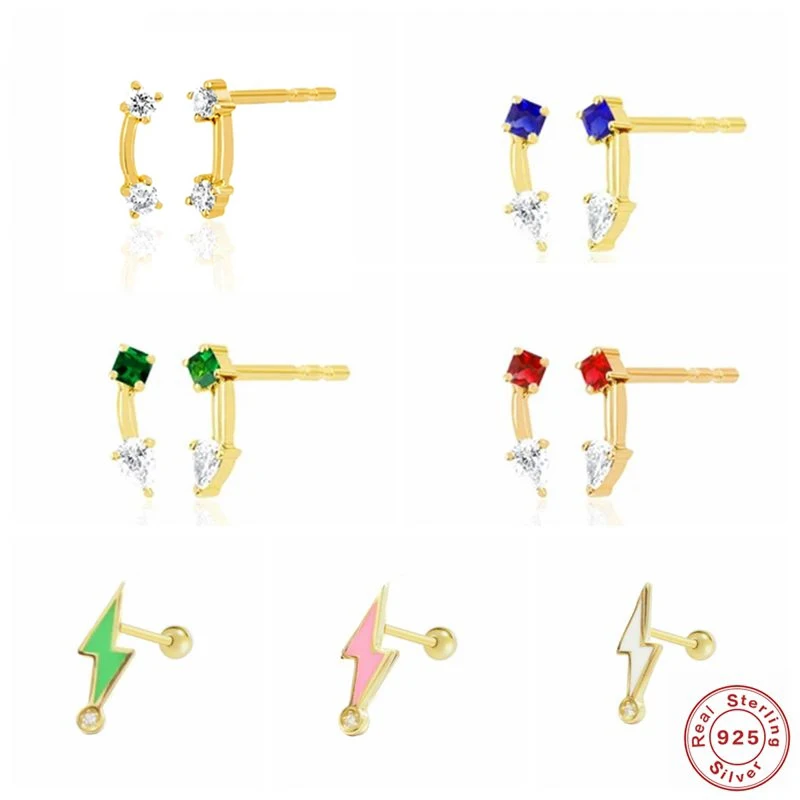 S925 Silver Color Mini Stud Earrings Simple Versatile Jewelry Women's Fashion Accessories Party Trend Ins The Same Earring Gifts
S925 Silver Color Mini Stud Earrings Simple Versatile Jewelry Women's Fashion Accessories Party Trend Ins The Same Earring Gifts