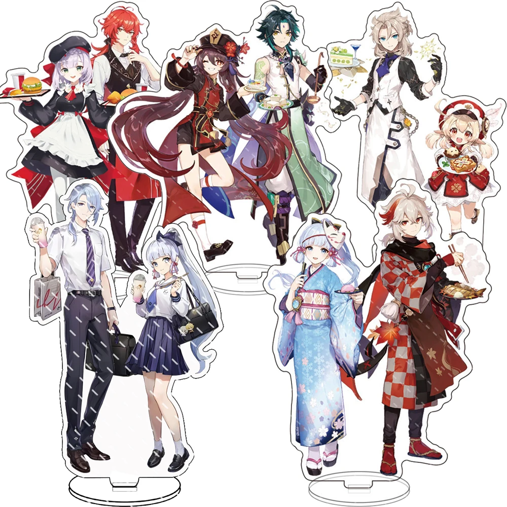Anime Genshin Impact Figure Kaedehara Kazuha Kamisato Ayaka Xiao Hutao Acrylic Stand Model Plate Desk Decor Cosplay Fans Gifts
Anime Genshin Impact Figure Kaedehara Kazuha Kamisato Ayaka Xiao Hutao Acrylic Stand Model Plate Desk Decor Cosplay Fans Gifts
