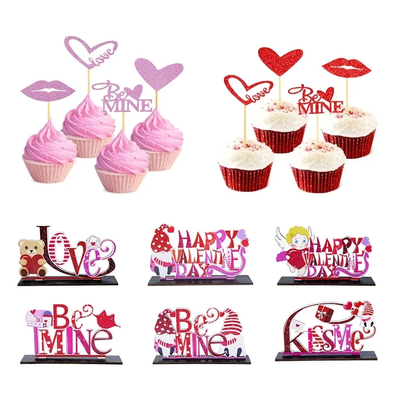 Romantic LOVE Wedding Paper Cake Topper Red Heart Cupcake Topper For Valentine's Day Wedding Party Cake Decoration Supplies
Romantic LOVE Wedding Paper Cake Topper Red Heart Cupcake Topper For Valentine's Day Wedding Party Cake Decoration Supplies