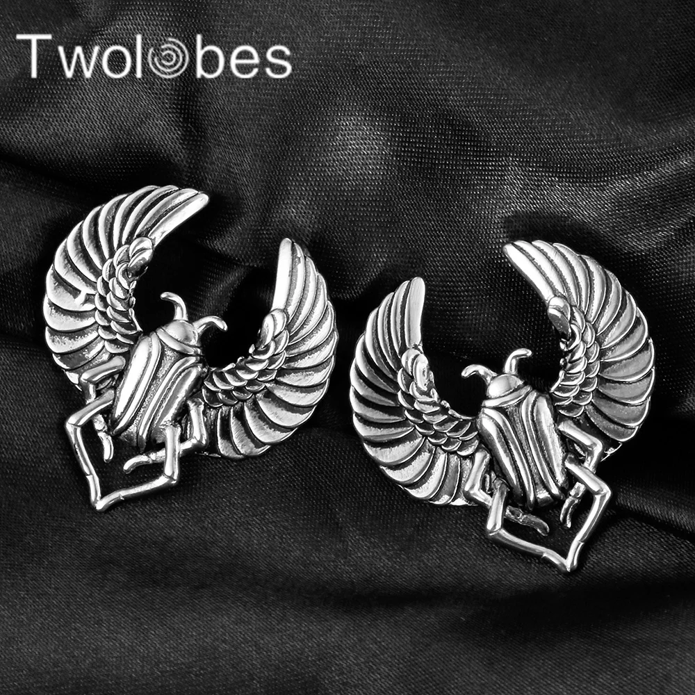 Towlobes 2PCS Scarab Saddle Plugs Gauges Tunnels for Stretched Lobe Ear Piercing Body Jewelry 316 Stainless Steel Hypoallergenic
Towlobes 2PCS Scarab Saddle Plugs Gauges Tunnels for Stretched Lobe Ear Piercing Body Jewelry 316 Stainless Steel Hypoallergenic