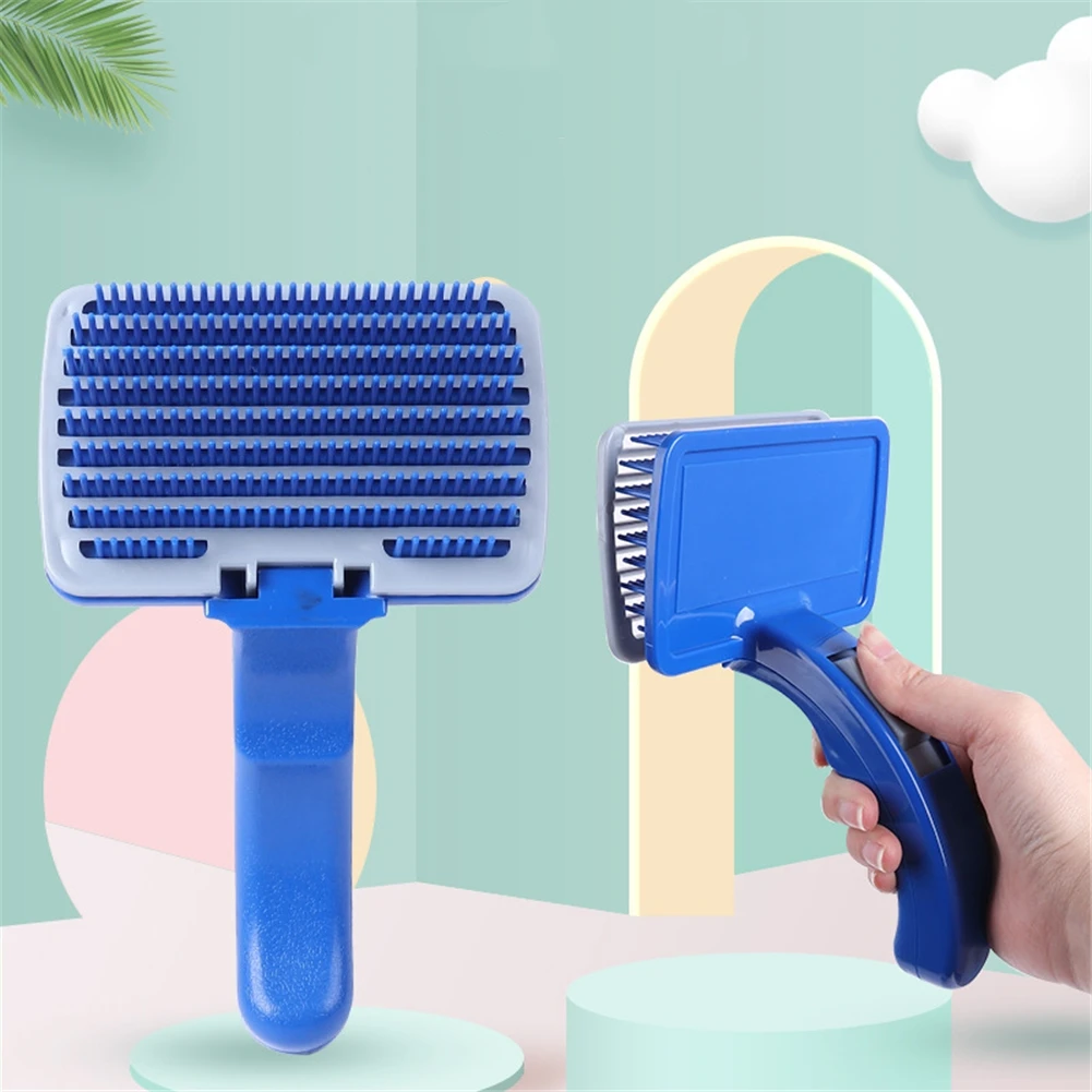 Hair Removal Brush Comb Trimmer Cleaning Pet Grooming Tool Hair Removal Cat Dog Convenient One Button Comb Brush Pet Groomer
Hair Removal Brush Comb Trimmer Cleaning Pet Grooming Tool Hair Removal Cat Dog Convenient One Button Comb Brush Pet Groomer
