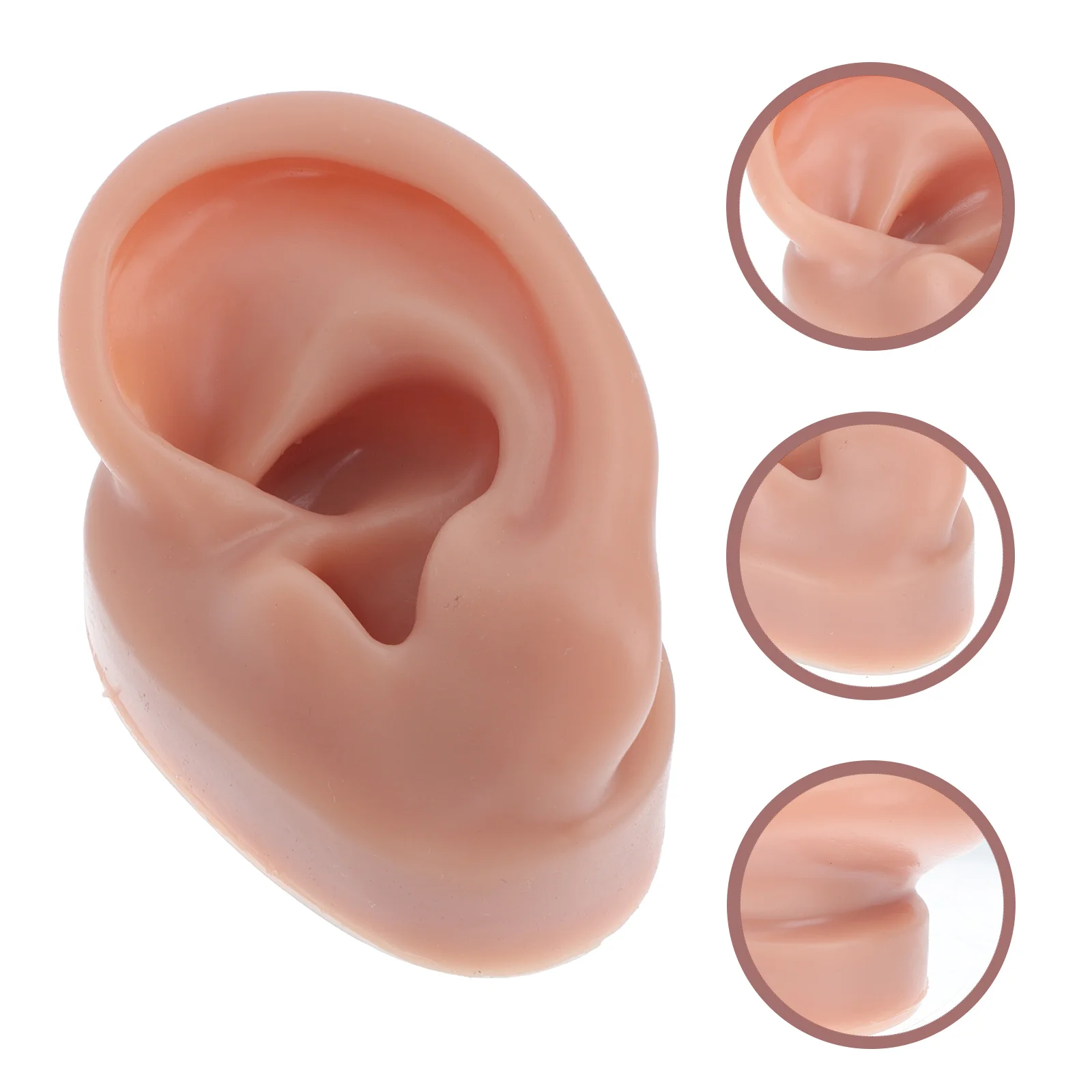 Силиконовая модель уха человека, силиконовая модель уха для левого уха, образец для обучения, обучающий инструмент, кофе 
Силиконовая модель уха человека, силиконовая модель уха для левого уха, образец для обучения, обучающий инструмент, кофе